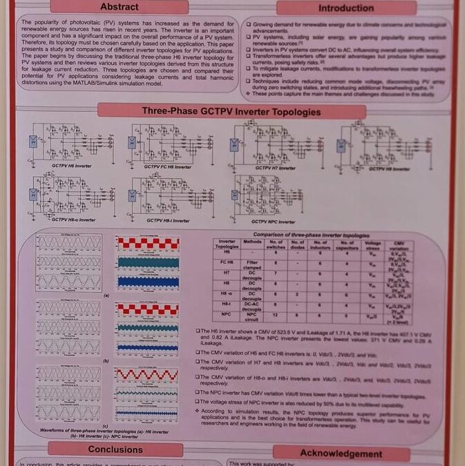 Póster de La 25ª Conferencia Europea sobre Electrónica de Potencia y Aplicaciones